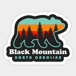 Black Mountain North Carolina Souvenir Bear Sticker